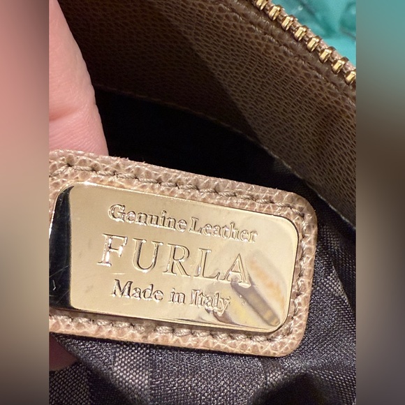 Furla Yellow and Cream Satchel - Picture 6 of 11